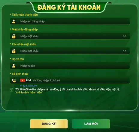 F88BEF đăng nhập